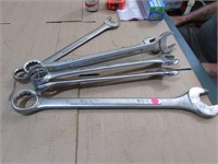 6 large wrenches incl: 1 craftsman