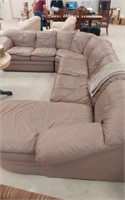 4 PIECE SECTIONAL COUCH- HIDEAWAY BED-