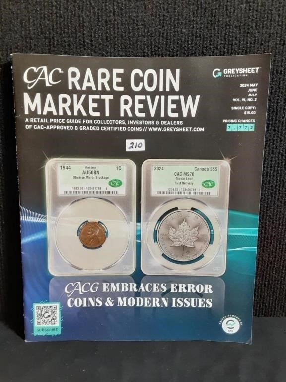 May/June/July 2024 Greysheet Rare Coin Market