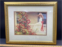 Framed Decor picture (28" x 19"). NO SHIPPING
