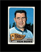 1965 Topps #518 Ken Rowe EX to EX-MT+