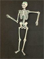 Vintage Beistle Jointed Die Cut Halloween Skeleton