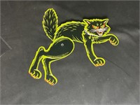 VTG 1976 Beistle Jointed Die Cut Neon Halloween