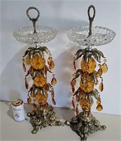 Two Retro Ashtray Stands