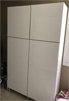 (2) White IKEA Pantry Cabinets