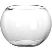 New, STOBOK Clear Plastic Vase Clear Bowl Glass