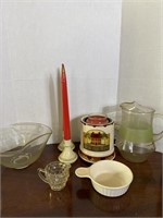 Candle warmer, bowl, pitcher, miscellaneous