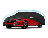 Black Car Cover for Honda Civic 2016-2023 2024,