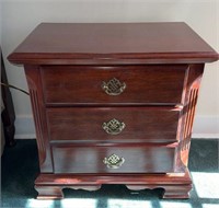 SINGER THREE-DRAWER NIGHTSTAND