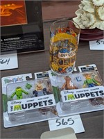 Muppets Figures and Glass