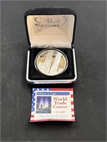 World Trade Center Tribute in Light 1 Oz Silver Ro