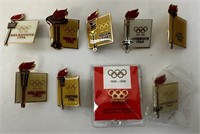 COLLECTION OF OLYMPIC PINS INCLUDING VINTAGE