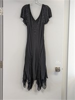 Black Sequin Evening Dress (12)