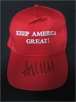 Donald Trump signed Keep America Great Hat Coa