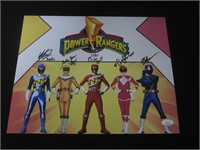 Power Rangers Multi Signed 11x14 Photo JSA Coa