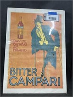 ITALIAN LIQUOR AD POSTER - 20 X 28