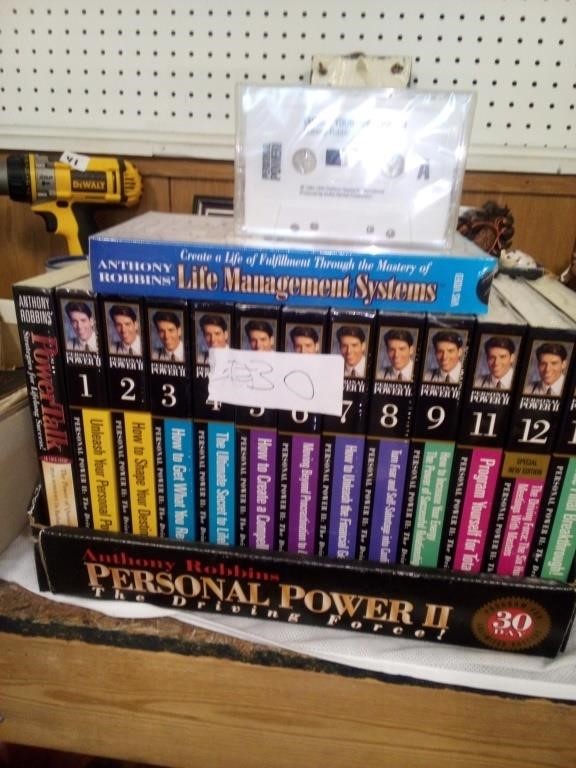 Complete set Anthony Robbins personal power to