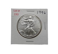 1996 1oz Fine Silver Eagle