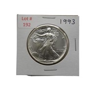 1993 1oz Fine Silver Eagle