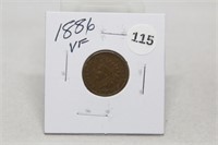 1886 VF Indian Head Cent