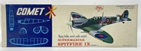 Vintage Comet Supermarine Spitfire IX Balsa Wood