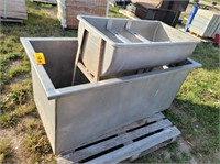 Stainless steel tubs