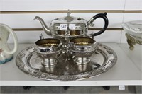 SILVER PLATE TEA SERVICE