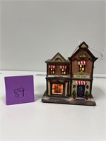 Lighted Victorian Christmas Toy Shop WORKS