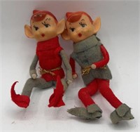 Pixie Elf Ornaments Made In Japan