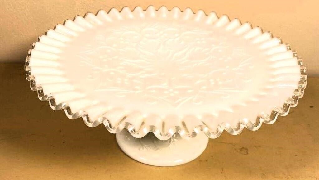 Fenton Silver crest cake pedestal