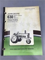 John Deere 630 tractors operators manual