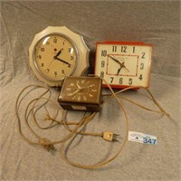 (3) Early Electric Clocks