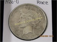 US 1926-D PEACE SILVER DOLLAR