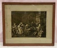 Marriage In La Mode Print by William Hogarth