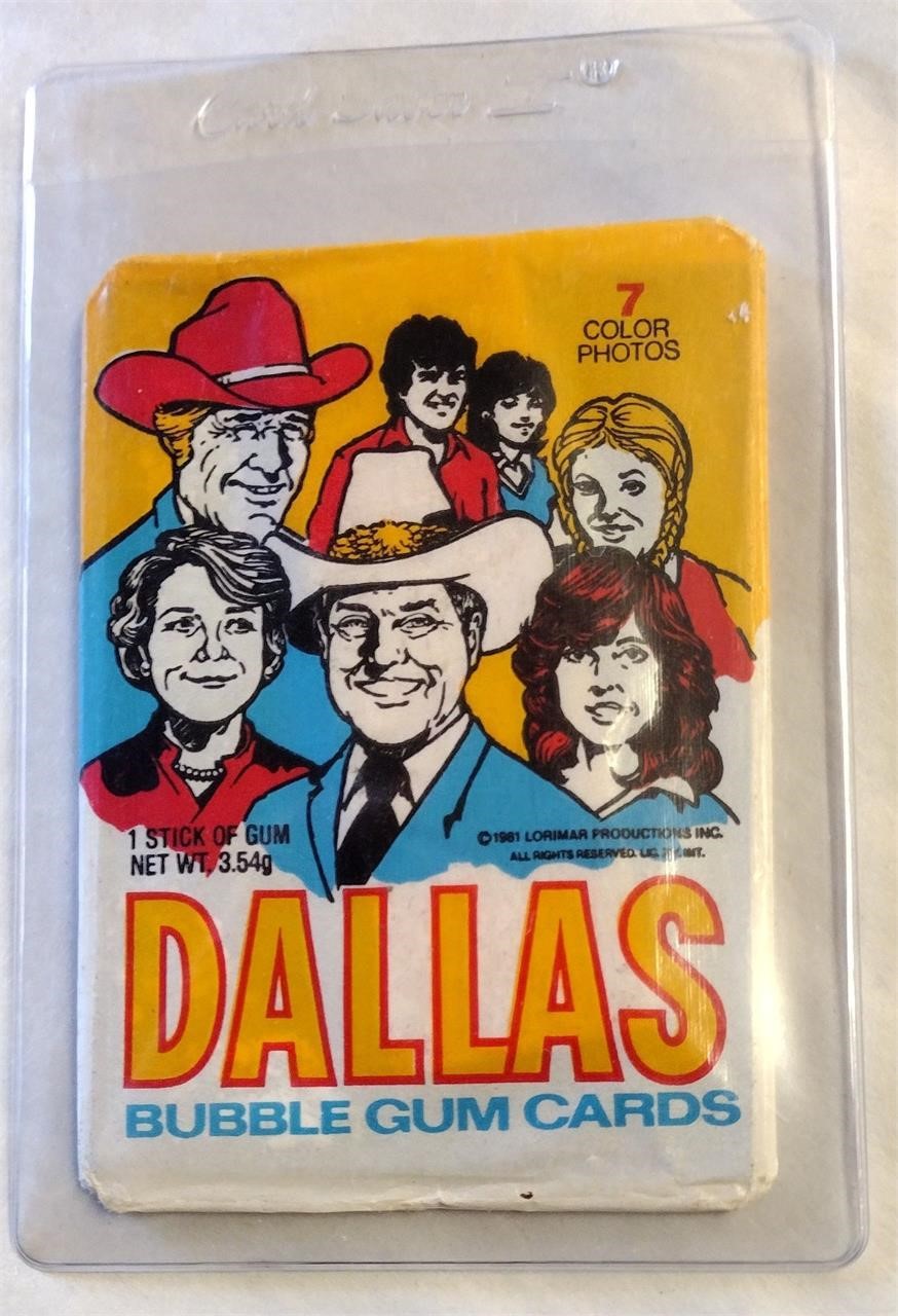 1981 Dallas Trading Cards SEALED PACK!!
