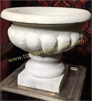 Marble planter stand not included 12x10h