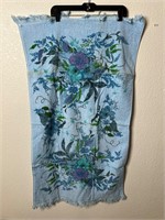 Vintage 70s Floral Hand Towel