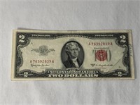 1953c USA $2 Banknote