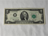 1976 USA $2 Banknote