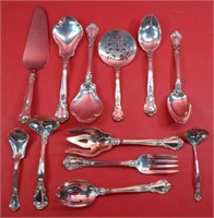 12pc Sterling Serving Pieces 793 grams, 1 pie