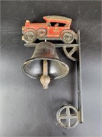 Vintage Cast Iron Model T Bell 12" Tall