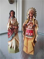 Pair of Indigenous Figures
