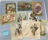 10 Easter Antique/Vintage Postcards Ephemera