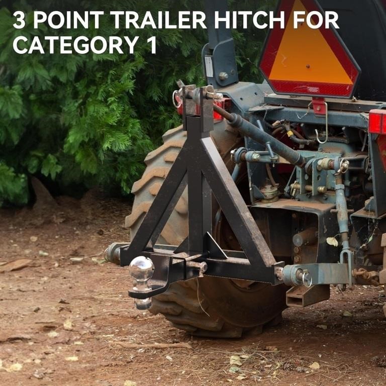 3 Point 2 Receiver Trailer Hitch Category 1