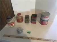 vintage jars & tins