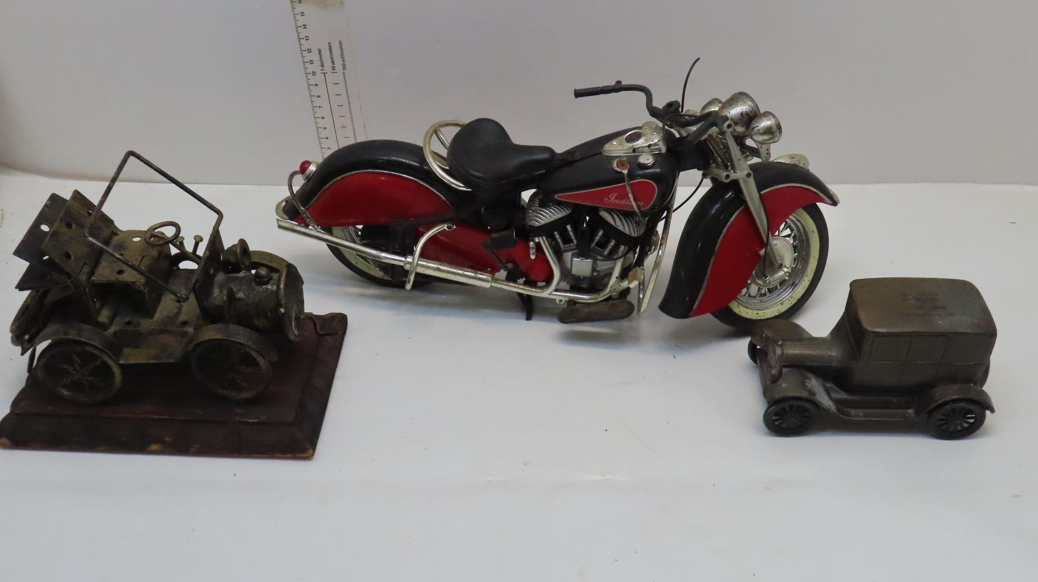 model cars and motorcycle
