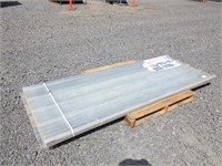 8'x35" Clear Polycarbonate Roof Panel