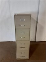 4-Drawer File Cabinet 53" Tall