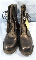 MILITARY COMBAT BOOTS*SZ 10.5*H.H. BROWN