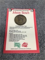 Johnny Bench Commemorative Coin